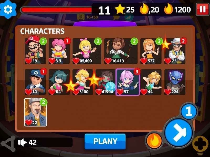 Fiesta Forceful Smasher Character Selection